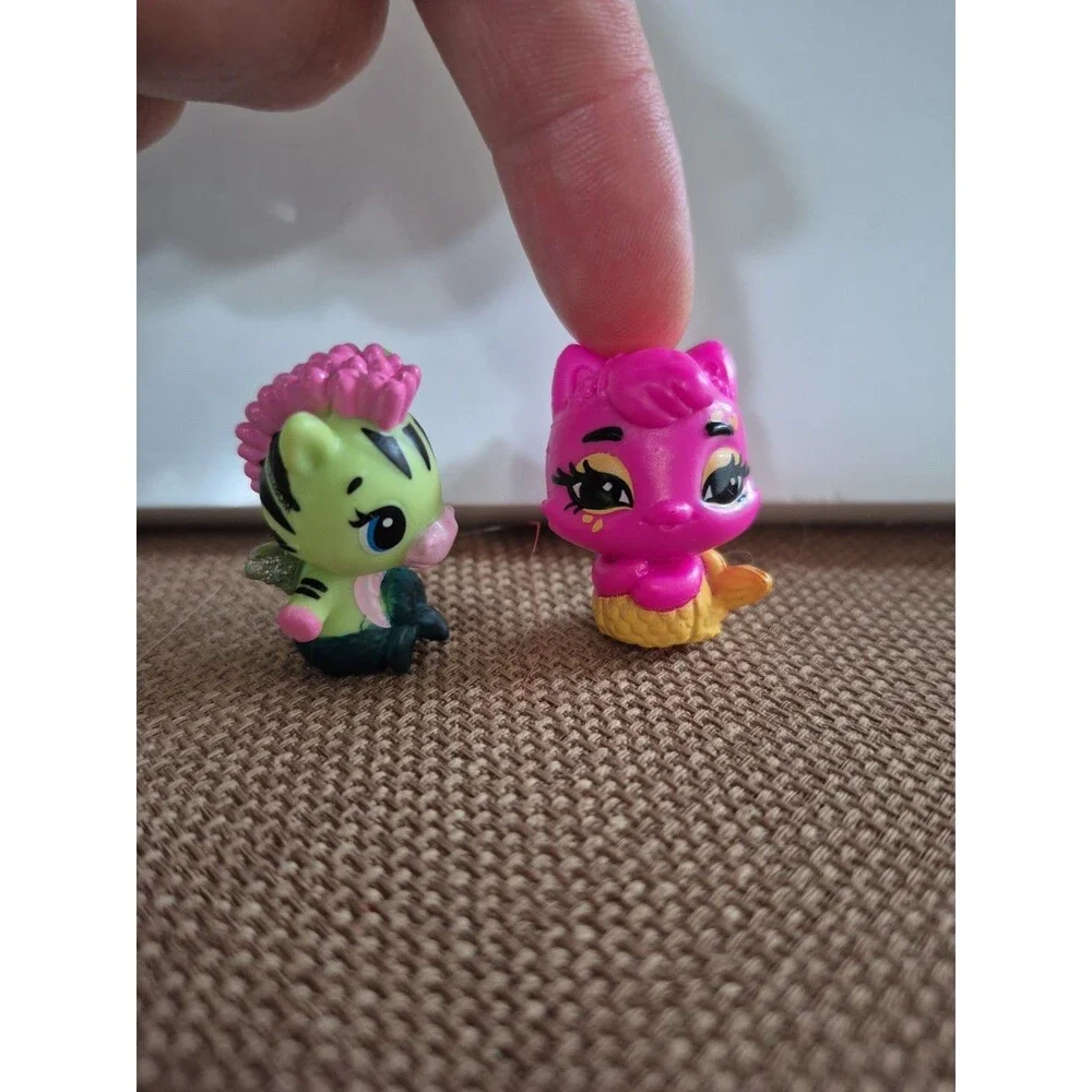 Hatchimals CollEGGtibles Season 2 Zebra Cat Mermaid figure Preowned